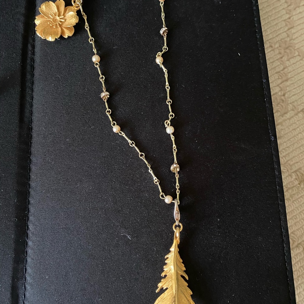 Anthropologie charm necklace (removable charms)